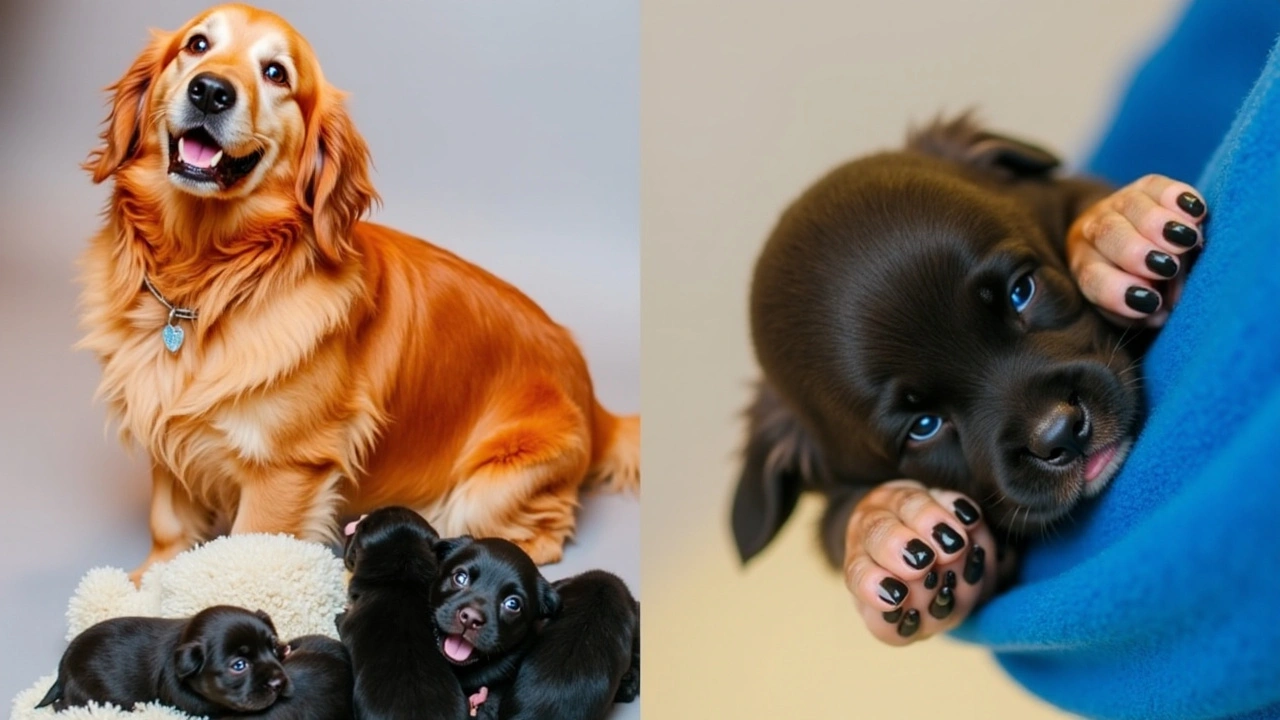 Cão Golden Retriever Surpreende com Filhotes de Shih Tzu: História Viral de Nina