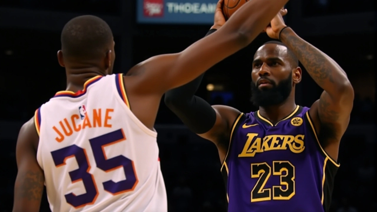 LeBron contra Kevin Durant: Um Duelo dos Titãs