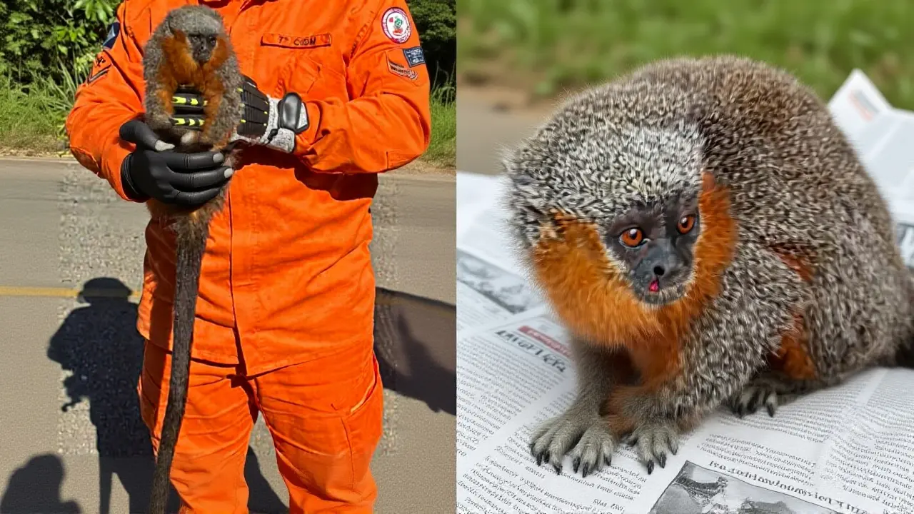 Zogue-zogue ameaçado é resgatado com ferimento em Alta Floresta, MT